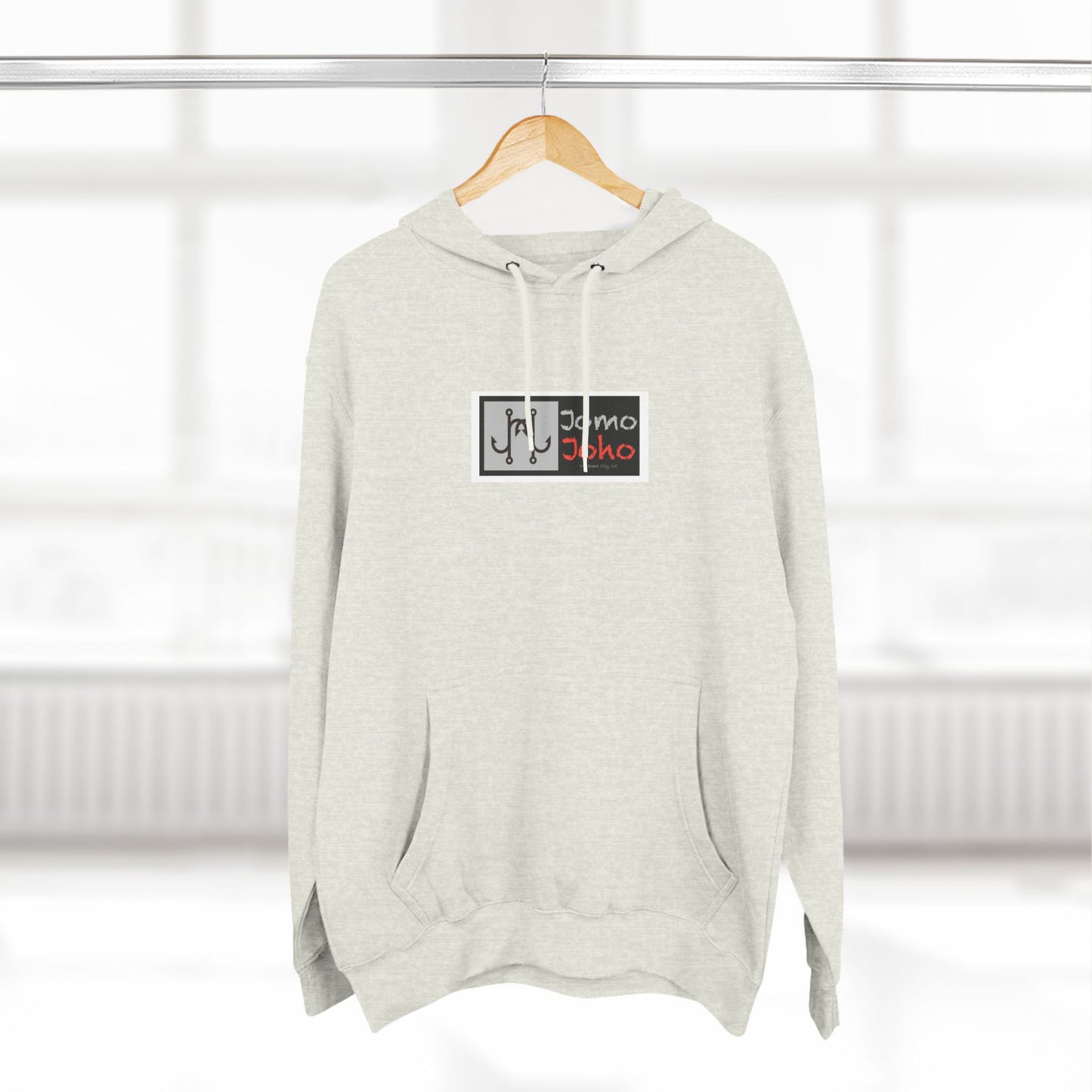 Three-Panel Fleece Hoodie