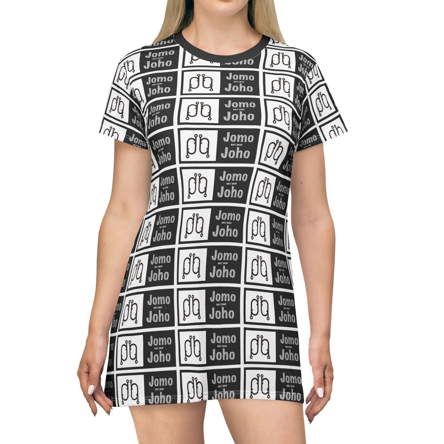 Jomo Joho Bait Shop Cover Up T-Shirt Dress for Casual Comfort & Style