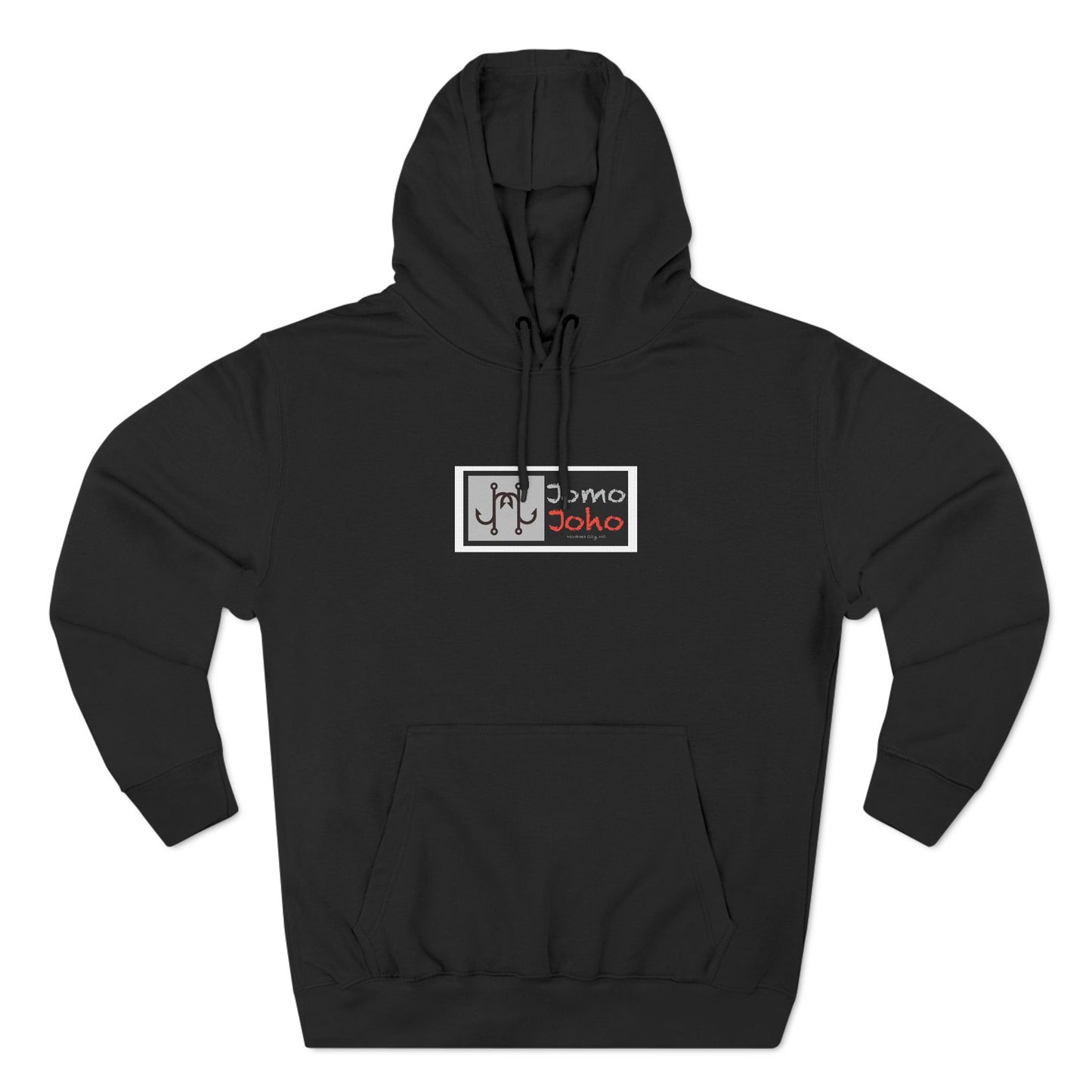 Three-Panel Fleece Hoodie