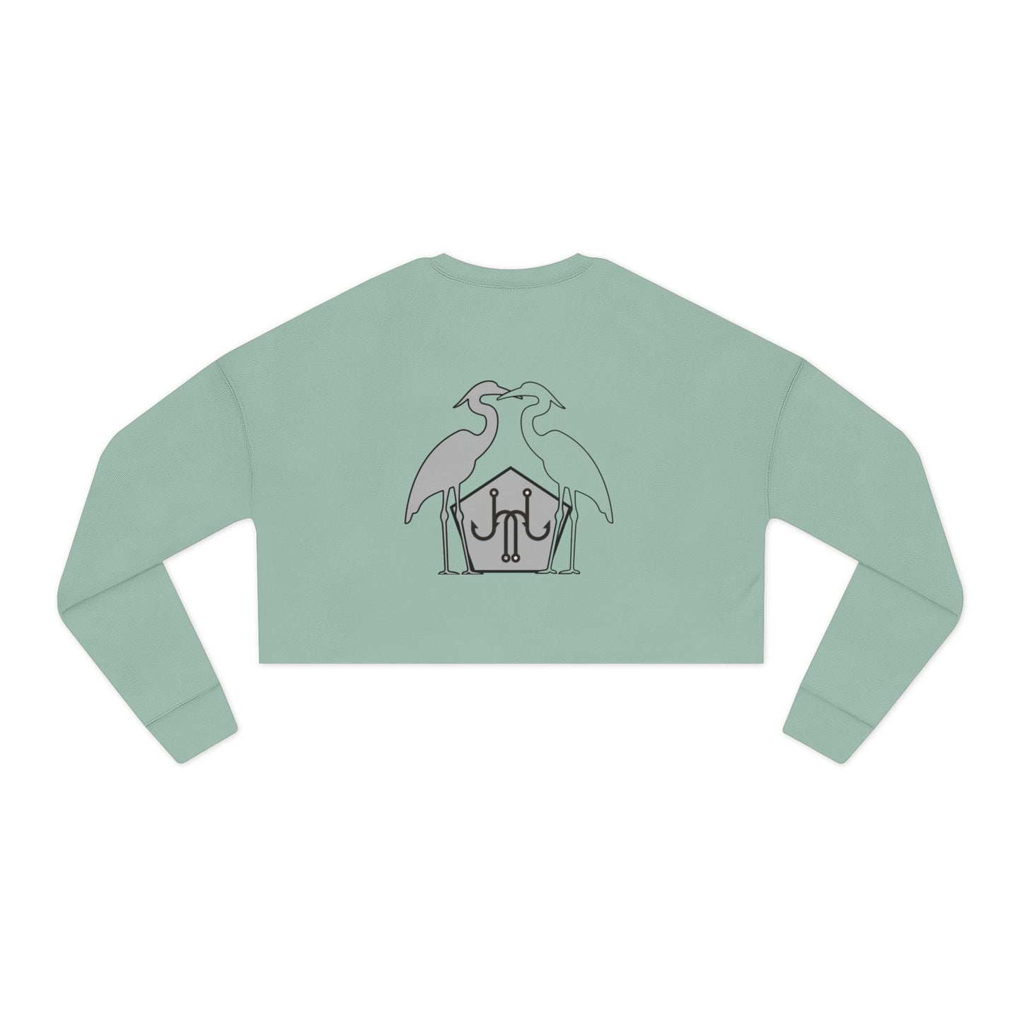 Jomo Joho Harlowe Heron Cropped Sweatshirt