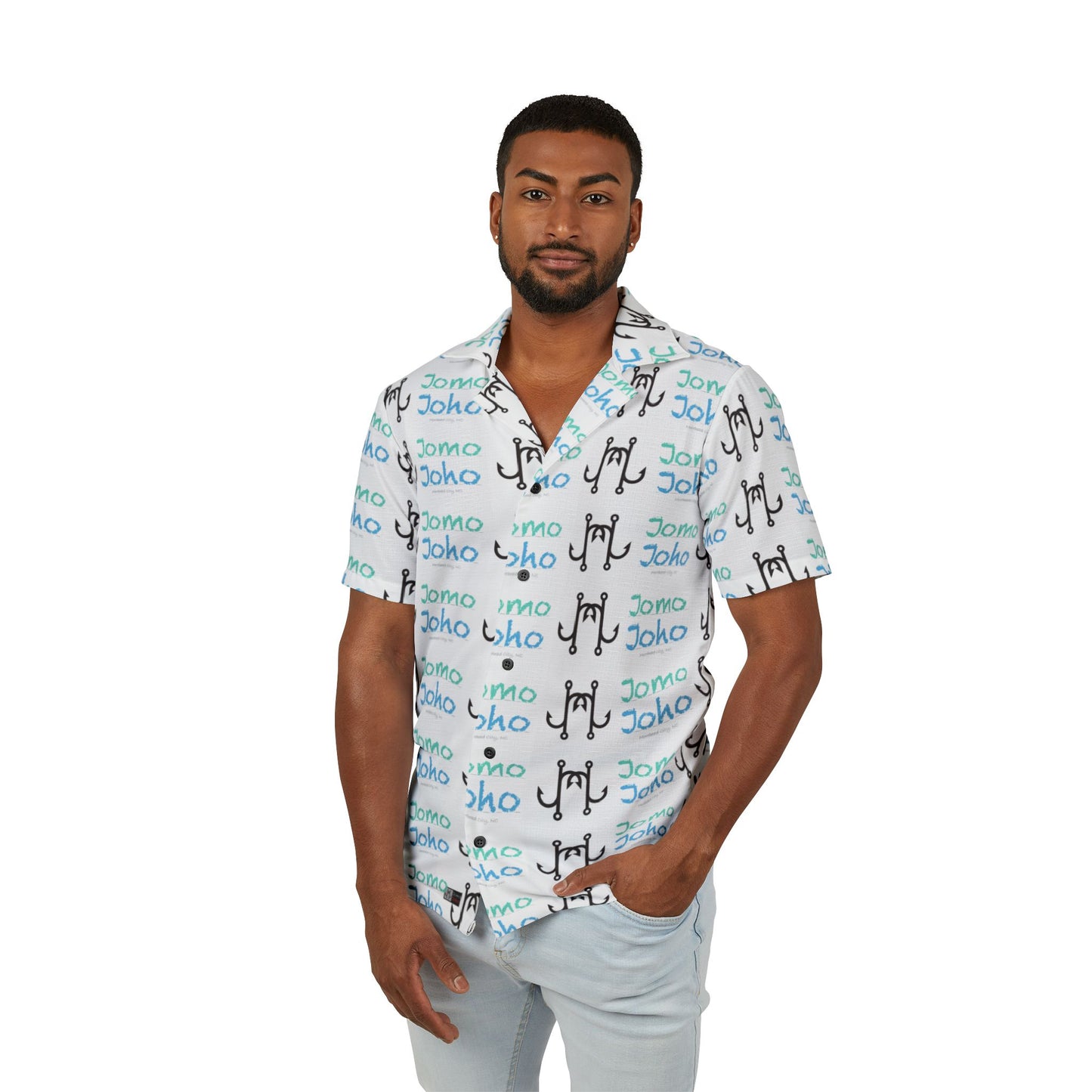 Men's Hawaiian Camp Shirt - Relaxed Summer Vibes for Beach Getaways