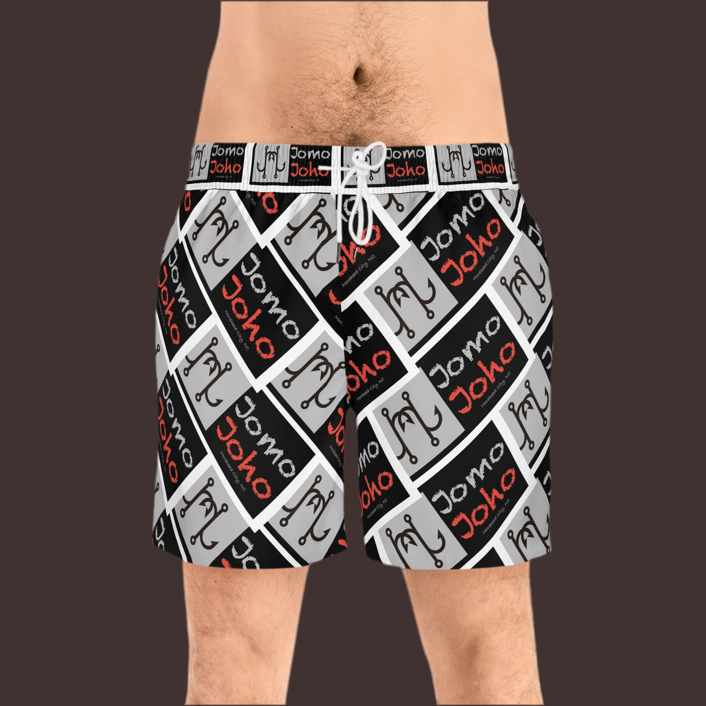 Jomo Joho Morehead City Men's Mid-Length Swim Shorts