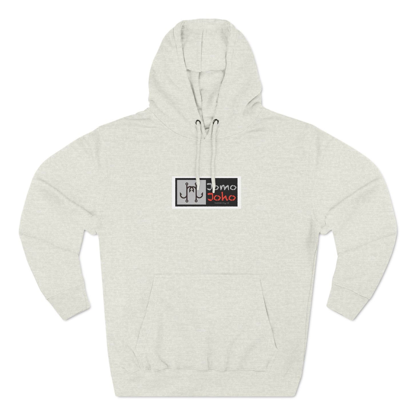 Three-Panel Fleece Hoodie