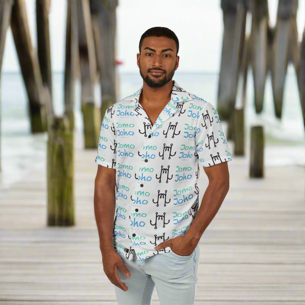 Men's Hawaiian Camp Shirt - Relaxed Summer Vibes for Beach Getaways